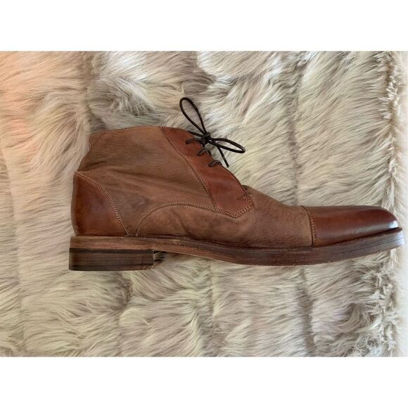 SINGLE LEFT SHOE ONLY Amputee Cole Haan Vincenti Cap Toe Boot Size 12 - Picture 3 of 8
